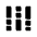 Full Stacked Bar Chart Fill Icon from Rounded Fill - Material Symbols Set