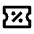 Percent Coupon Icon from Outlined Line - Material Pro Set