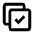 Projects Complete Icon from Outlined Line - Material Pro Set