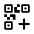 Qr Code 2 Add Icon from Rounded Line - Material Symbols Set