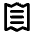 Receipt Icon from Rounded Line - Material Pro Set