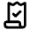 Receipt Long Check Icon from Rounded Line - Material Pro Set