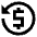 Refund Icon from Sharp Line - Material Pro Set
