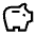 Savings Icon from Sharp Line - Material Symbols Set