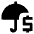 Security Umbrella Fill Icon from Outlined Fill - Material Pro Set