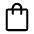 Shopping Bag Icon from Outlined Line - Material Symbols Set