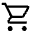 Shopping Cart Icon from Outlined Line - Material Symbols Set