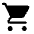 Shopping Cart Fill Icon from Rounded Fill - Material Symbols Set