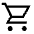 Shopping Cart Icon from Sharp Line - Material Symbols Set