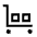 Trolley Icon from Outlined Line - Material Symbols Set