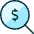 Cash Search Icon from Ultimate Duotone - Free Set