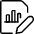 Data File Bars Edit Icon from Ultimate Light - Free Set