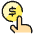 Monetization Touch Coin Icon from Ultimate Colors - Free Set