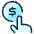 Monetization Touch Coin Icon from Ultimate Duotone - Free Set