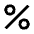 Percentage Icon from Nova Line - Free Set