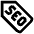 Searchengine Optimization Tag Icon from Nova Line - Free Set