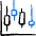 Analytics Graph Stock Icon from Freehand Duotone - Free Set