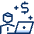 Business Laptop 2 Icon from Cyber Duotone Set