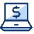 Business Laptop 4 Icon from Cyber Duotone Set