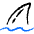 Business Metaphor Shark Icon from Freehand Duotone - Free Set