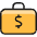 Cash Briefcase Icon from Ultimate Colors Set