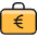 Cash Briefcase Euro Icon from Ultimate Colors Set | Free Download as SVG Vector and Transparent PNG | Streamline icons