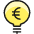 Cash Bulb Euro Icon from Ultimate Colors Set