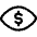 Cash Eye Icon from Streamline Regular 3.0 Set