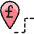 Cash Map Directions Pound Icon from Ultimate Colors Set