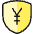 Cash Shield Yen Yuan Icon from Ultimate Colors Set