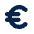 Currency Euro 2 Fill Icon from Mingcute Fill Set