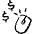 Monetization Mouse Icon from Freehand Line - Free Set