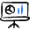 Performance Presentation Graph Icon from Freehand Duotone - Free Set