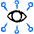 Seo Eye Network Icon from Freehand Duotone - Free Set