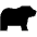 Market Bear Icon from Nova Solid Set | Free Download as SVG Vector and Transparent PNG | Streamline icons