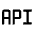 API 1 Icon from Carbon Set | Free Download as SVG Vector and Transparent PNG | Streamline icons