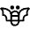 Download free Bee Bat PNG, SVG vector icon from Carbon set.