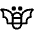 Bee Bat Icon from Carbon Set | Free Download as SVG Vector and Transparent PNG | Streamline icons