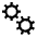 Gears Icon from Carbon Set | Free Download as SVG Vector and Transparent PNG | Streamline icons