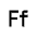 Letter Ff Icon from Carbon Set