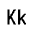 Letter Kk Icon from Carbon Set | Free Download as SVG Vector and Transparent PNG | Streamline icons