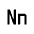 Letter Nn Icon from Carbon Set