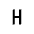 H Icon from Carbon Set