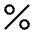 Percentage Icon from Carbon Set | Free Download as SVG Vector and Transparent PNG | Streamline icons