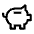 Piggy Bank Slot Icon from Carbon Set