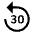 Rewind 30 Icon from Carbon Set