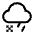 Sleet Icon from Carbon Set | Free Download as SVG Vector and Transparent PNG | Streamline icons