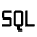 SQL Icon from Carbon Set | Free Download as SVG Vector and Transparent PNG | Streamline icons