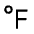 Temperature Fahrenheit Alt Icon from Carbon Set