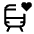 Train Heart Icon from Carbon Set | Free Download as SVG Vector and Transparent PNG | Streamline icons